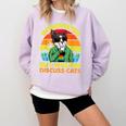 Introvert Cats Sarcasm Cat Lover Introverts Comfort Colors Sweatshirt Orchid