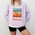 Introvert Fox Animal Lover Saying Loner Antisocial Comfort Colors Sweatshirt Orchid Introvert Fox Animal Lover Saying Loner Antisocial Comfort Colors Sweatshirt Orchid