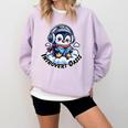 Introvert Oasis Comfort Colors Sweatshirt Orchid