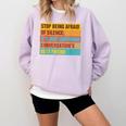 Introvert Stop Being Afraid Of Silence Just Awkward Comfort Colors Sweatshirt Orchid Introvert Stop Being Afraid Of Silence Just Awkward Comfort Colors Sweatshirt Orchid