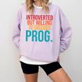 Introverted But Willing To Discuss Prog Rock Music Lover Comfort Colors Sweatshirt Orchid Introverted But Willing To Discuss Prog Rock Music Lover Comfort Colors Sweatshirt Orchid