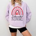 Introverted But Willing To Discuss Serial Killers True Crime Comfort Colors Sweatshirt Orchid