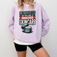Introverted But Willing Discuss Skincare Comfort Colors Sweatshirt Orchid Introverted But Willing Discuss Skincare Comfort Colors Sweatshirt Orchid