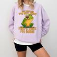 Introverts Thats What Im Doing Just Pretends Comfort Colors Sweatshirt Orchid