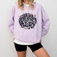 Introverts Unite Quirky Solitude Comfort Colors Sweatshirt Orchid