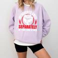 Introverts Unite Separately In Your Own Homes Saying Comfort Colors Sweatshirt Orchid