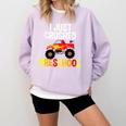 I Just Crushed Preschool Monster Graduation Pre-K Shirt Comfort Colors Sweatshirt Orchid