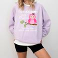 Kids I Graduated From Daycare Graduation T-Shirt For Girls Comfort Colors Sweatshirt Orchid