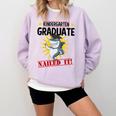 Kids Kindergarten Nailed It Shirt 2019 Shark Graduation Tee Comfort Colors Sweatshirt Orchid