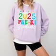 Kids Pre-K Graduate 2025 Preschool Graduation Class Of 2025 Kids Comfort Colors Sweatshirt Orchid
