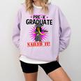 Kids Pre K Graduation Flossing Girl Nailed It Graduate Girls Comfort Colors Sweatshirt Orchid