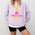 Kids Princess Graduate Prek Preschool Graduation Tshirt For Girls Comfort Colors Sweatshirt Orchid