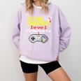 Kids Second Grade Graduation Video Game Shirt Comfort Colors Sweatshirt Orchid