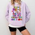 Kids So Long Kindergarten Here I Come Pre-K Graduation Graduate Comfort Colors Sweatshirt Orchid