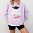 Kindergarten 2018 NAILED IT Graduation Graduate Comfort Colors Sweatshirt Orchid