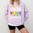 Kindergarten Graduate 2026 Preschool Graduation Kid Boy Girl Comfort Colors Sweatshirt Orchid