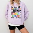 Kindergarten Graduation Graduate 1st Grade Here I Come Kids Comfort Colors Sweatshirt Orchid