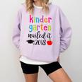 Kindergarten Nailed It 2018 Class Graduation T-Shirt Comfort Colors Sweatshirt Orchid