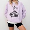 Law School Graduation My Lucky Bar Exam Shirt Lawyer Comfort Colors Sweatshirt Orchid