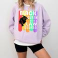 Law School Graduation Queen New Lawyer Attorney Grad Comfort Colors Sweatshirt Orchid