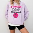 Lawyer Attorney Law School Graduation Female Women Comfort Colors Sweatshirt Orchid