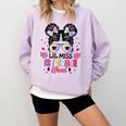 Lil Miss 1st Grade Grad Graduation Last Day Of 1st Grade Comfort Colors Sweatshirt Orchid