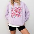 Lil Miss Third 3rd Grade Grad Graduation Last Day Girls Kid Comfort Colors Sweatshirt Orchid