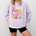 Little Miss Pre-K Grad 2026 Preschool Graduation Kids Girls Comfort Colors Sweatshirt Orchid