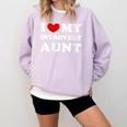 I Love My Introvert Aunt I Heart My Introvert Aunt Comfort Colors Sweatshirt Orchid