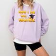 Now I Am The Master Shirt Graduation MBA Masters Tee Comfort Colors Sweatshirt Orchid