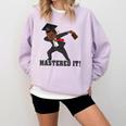 Masters Graduation Mastered It Dabbing Man Tee Comfort Colors Sweatshirt Orchid