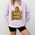 Medieval Frog Meme Sarcastic Introvert Humor Fantasy Comfort Colors Sweatshirt Orchid