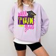 Miss 5th Grade Shirt 5 Grad Kids Girl Graduation School Comfort Colors Sweatshirt Orchid