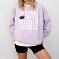 Moving Up To Middle School Elementary School Graduation Comfort Colors Sweatshirt Orchid