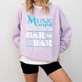 Music Major Student Pun Graduation Comfort Colors Sweatshirt Orchid
