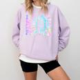 I Like Music More Than People Introvert Musician Retro Comfort Colors Sweatshirt Orchid
