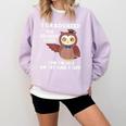 Owl Elementary Graduation Shirt-6th Grade Graduation Comfort Colors Sweatshirt Orchid