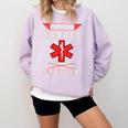 Paramedic School Graduation Shirt Survivor Comfort Colors Sweatshirt Orchid