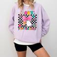 Peace Out 2nd Grade Graduation Last Day School Second Grade Comfort Colors Sweatshirt Orchid