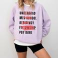 PGY Done Medical Training Residency Fellowship Graduation Comfort Colors Sweatshirt Orchid