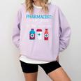 Pharmacist T-Shirt Gag Graduation PharmD Comfort Colors Sweatshirt Orchid