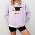 PhD Graduation Celebration For Finished Phd Grad Men Women Comfort Colors Sweatshirt Orchid