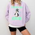 Pinguin Class 2018 Shirt Graduation Kids Graduate Comfort Colors Sweatshirt Orchid