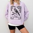 Please Chew Quieter Introvert Nature Bird Lover Comfort Colors Sweatshirt Orchid