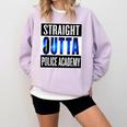 Police Academy Shirt Police Officer Graduation Comfort Colors Sweatshirt Orchid