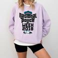 Police Officer National Week T-Shirt Graduation 2018 Comfort Colors Sweatshirt Orchid
