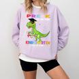 Pre k Graduation We Are Done Class 2023 Pre-k Dinosaur Boys Comfort Colors Sweatshirt Orchid