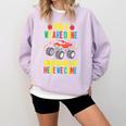 Pre-K Graduation Monster Truck Kindergarten Here We Come Comfort Colors Sweatshirt Orchid