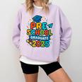 Preschool Graduation 2025 Pre-k Graduate Kids Boys Girls Comfort Colors Sweatshirt Orchid
