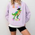 Preschool Graduation Class Of 2022 Graduate Dinosaur Kids Comfort Colors Sweatshirt Orchid